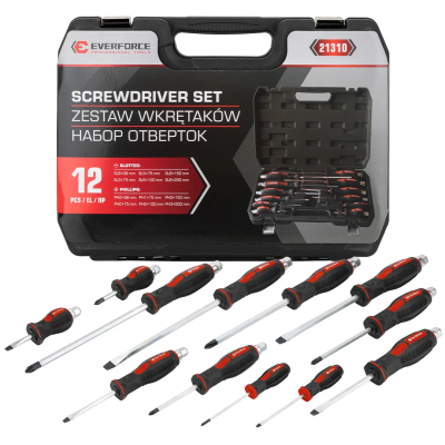 Набор отверток PH, SL 12 пр EVERFORCE EF-21310