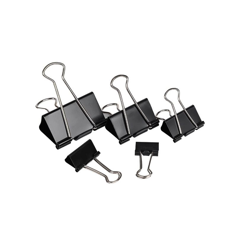 Зажим для бумаги Maped, 41 мм, черный