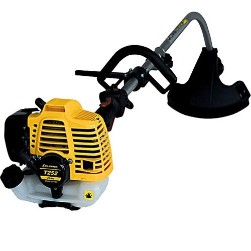Триммер бензиновый, 0,75 кВт., 25,4 см. куб., гнутый вал, триммер. головка, бак 0,750 мл. Champion T252