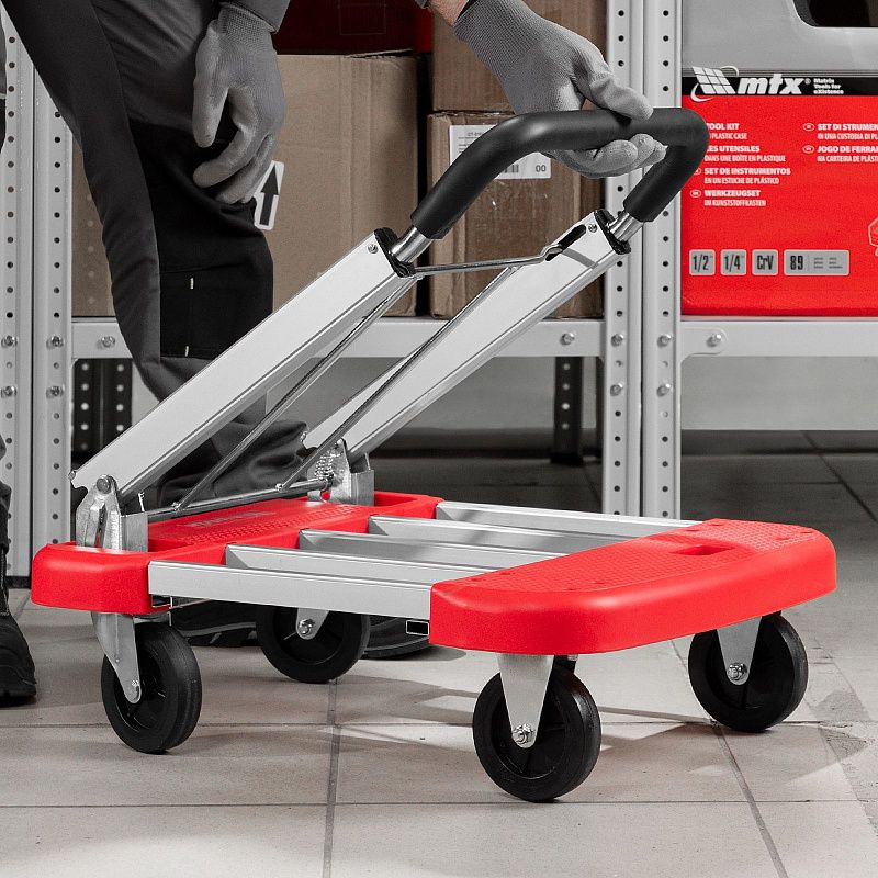 Тележка хозяйственная, телескопическая, грузоподъемность 150 кг Matrix 98210