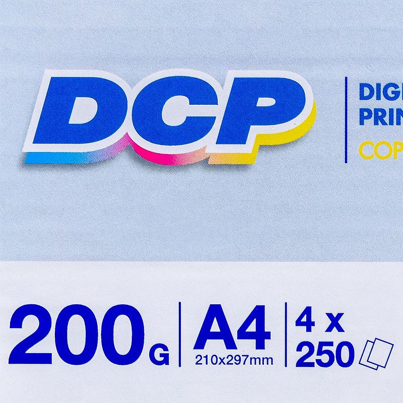 Бумага "Dcp", А4, 250 листов, 200 г/м2