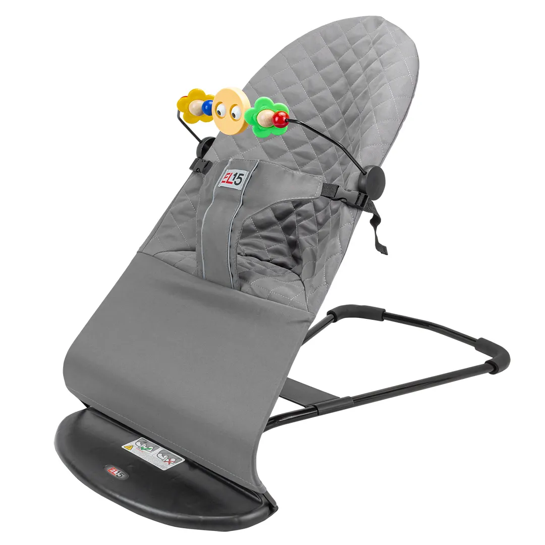 Шезлонг детский складной EL15 BSC-GN