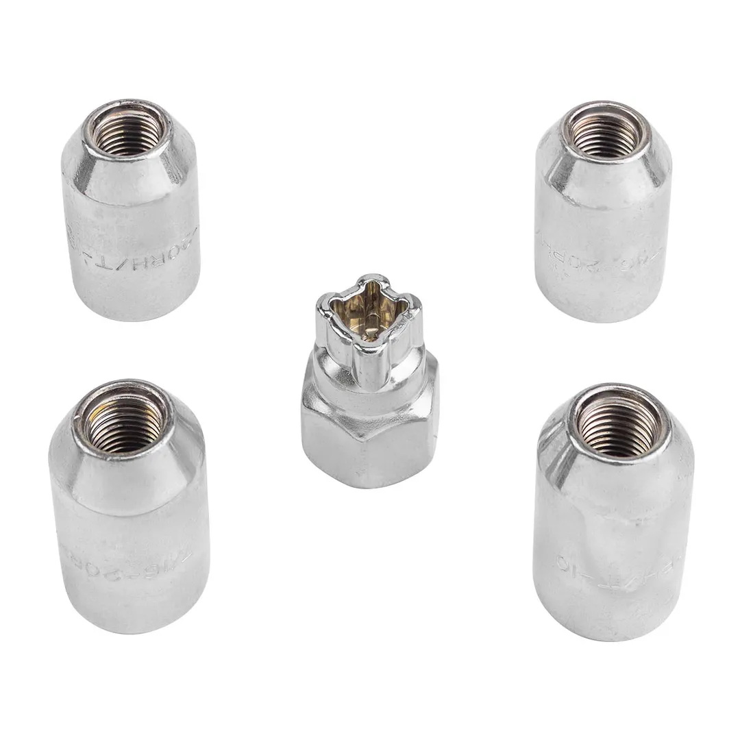 Набор секретных гаек на колесные диски 7/16''RH 5 пр. Forsage F-644105