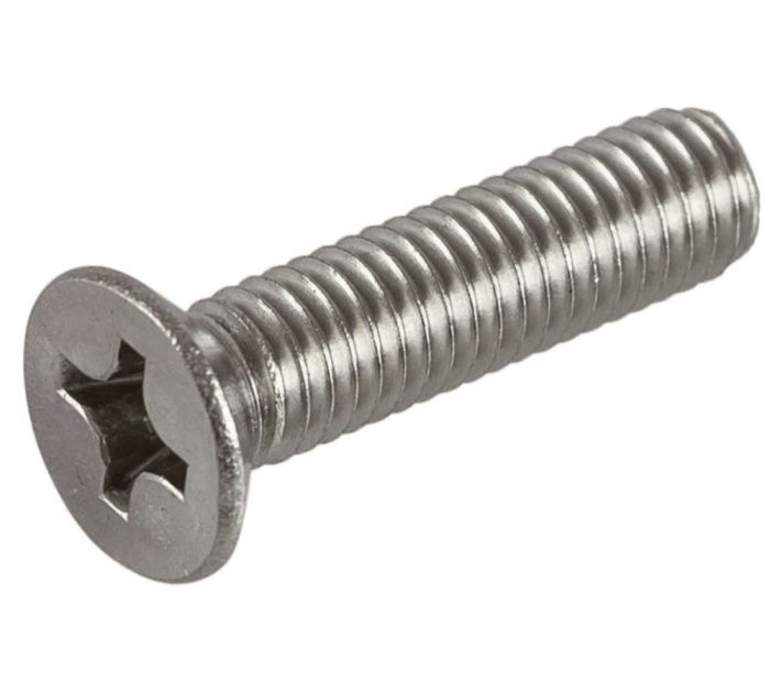 Винт М5х50 мм потай. головка, нерж.сталь А2 DIN965 200 шт в карт. уп. Starfix SM-73435-200