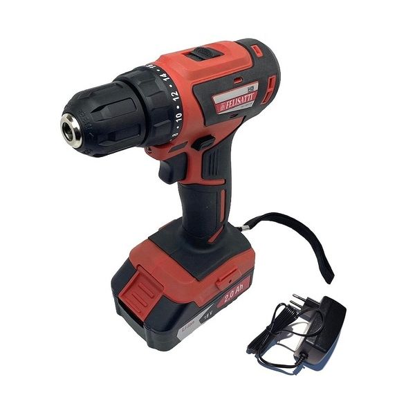 Дрель-шуруповерт аккумуляторная, 18 В, 500/1500 об/мин Felisatti ДА-18В Felisatti(ЗУ разъёмного типа)