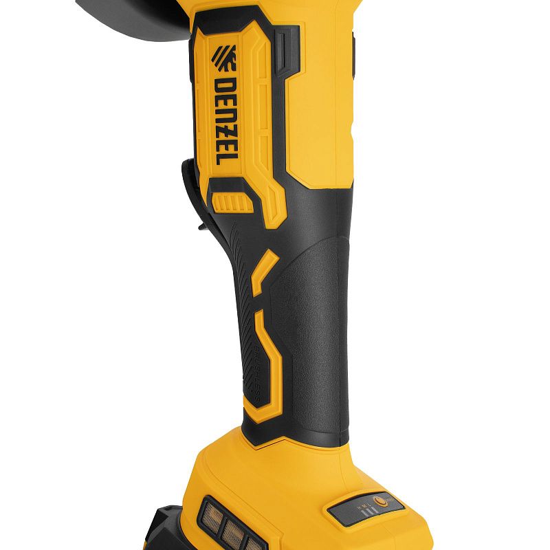 Машина шлифовальная угловая аккумуляторная бесщет. AGH-BL-20-125, Li-Ion, 20 В Denzel 27010