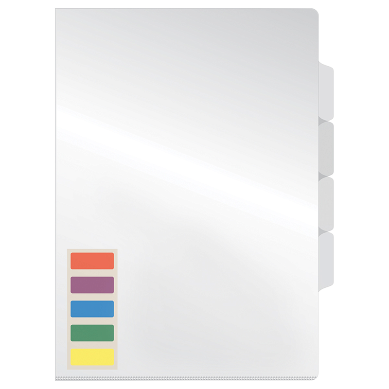 Папка-уголок "Стамм", А4, 150 мк, ассорти