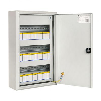 Щит распред, навесной ЩРН-36 пласт, замок (480х300х120) IP31 EKF PROxima mb21-36n