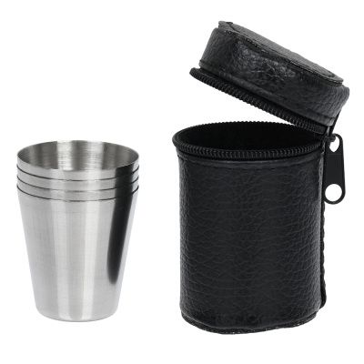 Набор стопок в чехле 4 шт, 30 мл BOYSCOUT 61114