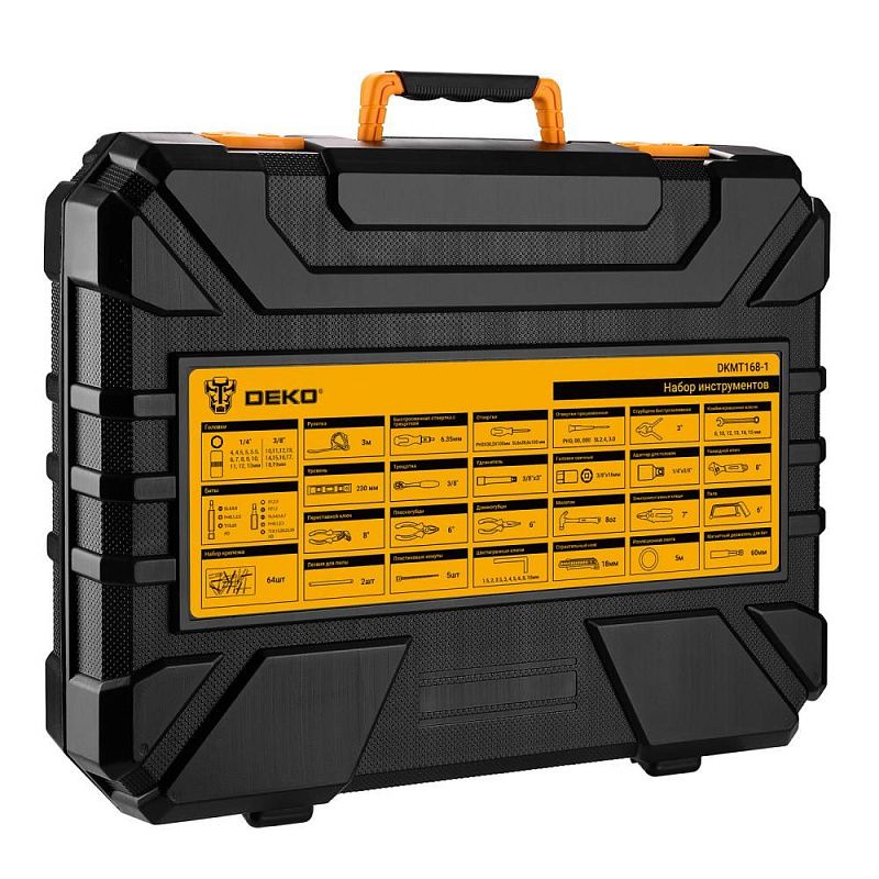 Набор инструментов для дома DKMT168-1 (168шт.) DEKO 083-2051
