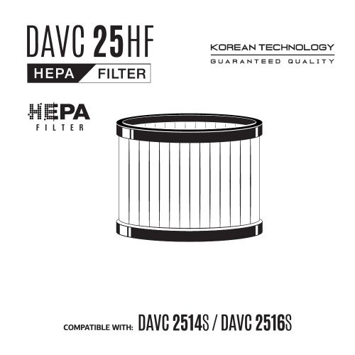 Фильтр HEPA DAVC 25HF Daewoo DAVC 25HF