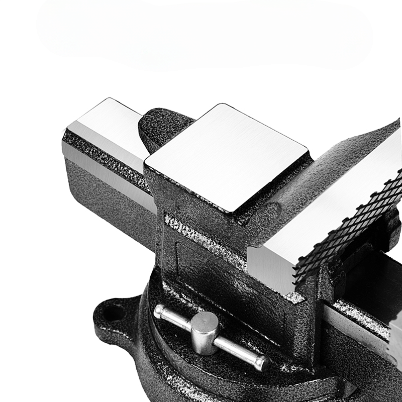 Тиски стальные Deli YS EDL2906Z, поворотные, с наковальней, 6"-150 мм