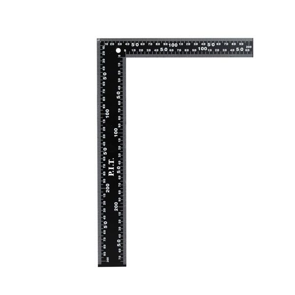 Угольник цельнометаллический ADVANCE HSQR01-0203 (20х30 см, 90°, двойная шкала в мм) PIT HSQR01-0203