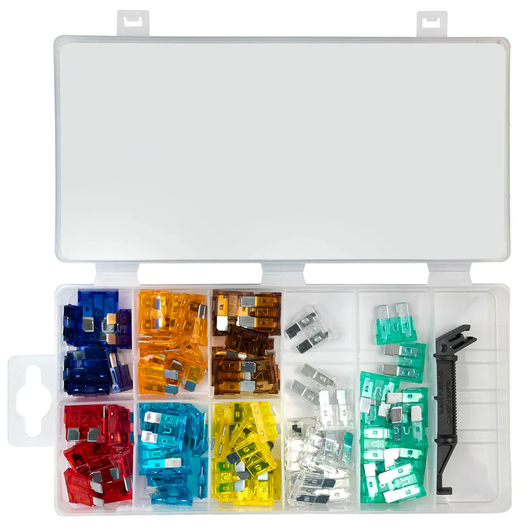 Набор автомобильных плавких флажковых предохранителей от 3А до 30А 97 пр RockForce RF-FS-30(83141)