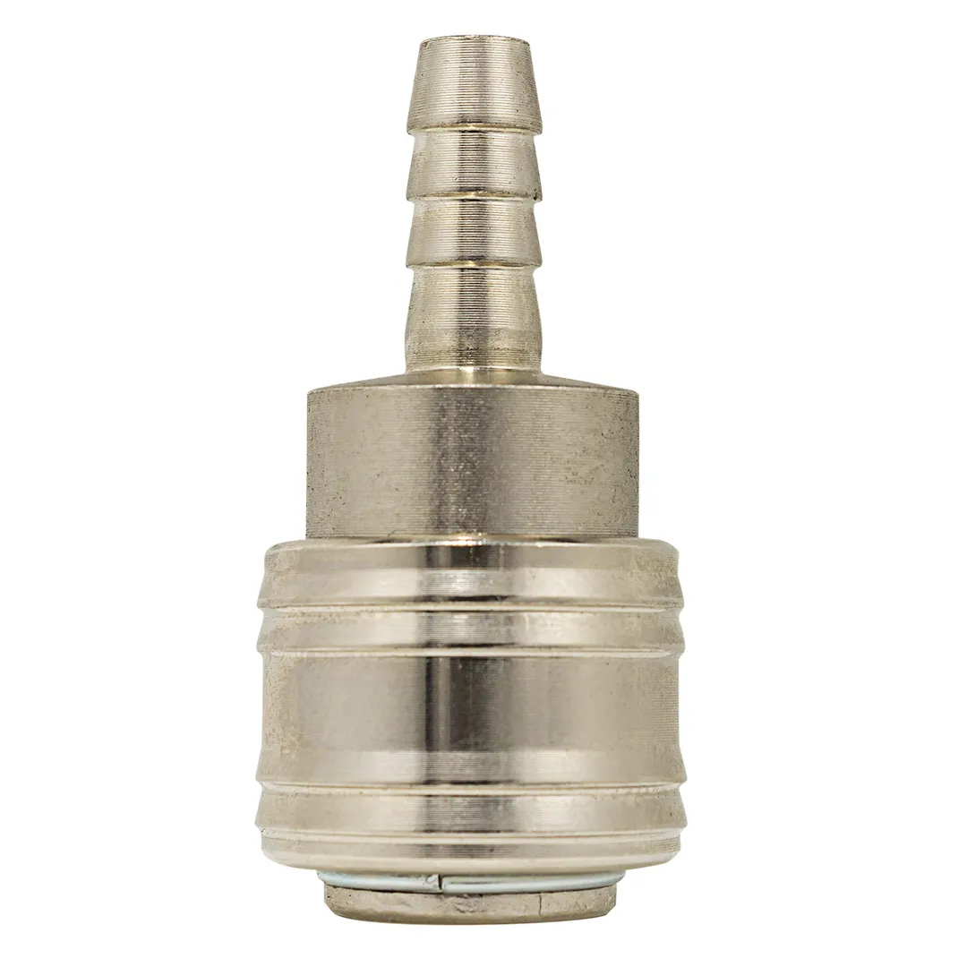 Быстроразъем пневматический с клапаном, "мама"-"елочка" 8 мм ForceKraft FK-SE1-3SH