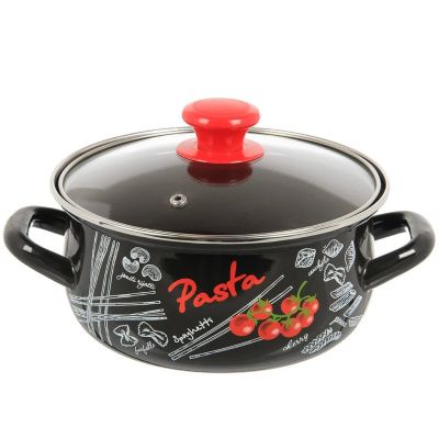 Кастрюля сфер. 3л, черная Болоньезе Керченский металлургический завод 61915-123/4.02-У4