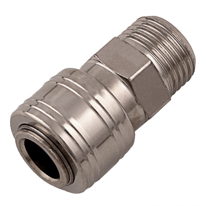 Муфта универсальная быстросъемная (''мама''), внешняя резьба 1/2, 1 шт, Stels 57065