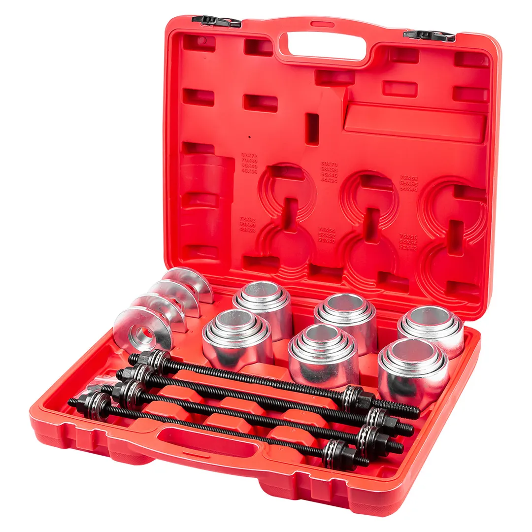 Набор инструментов для замены сайлентблоков, втулок и подшипников 28 пр. ForceKraft FK-933T3