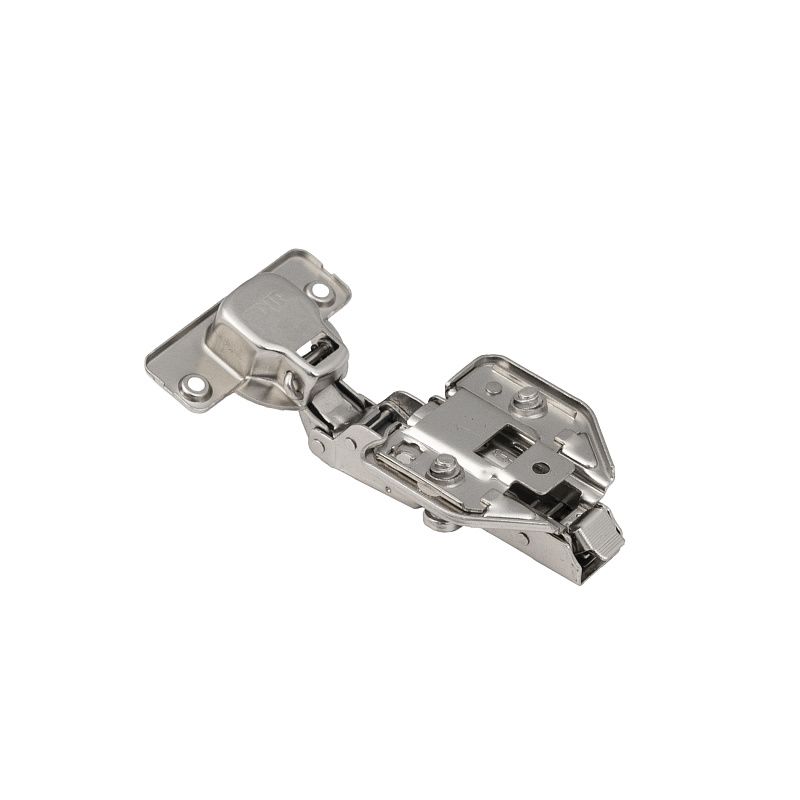 Петля полунакладная с доводчиком 48мм h3 clip-on 3D (еврошурупы, заглушки) AKS PLUS 104661