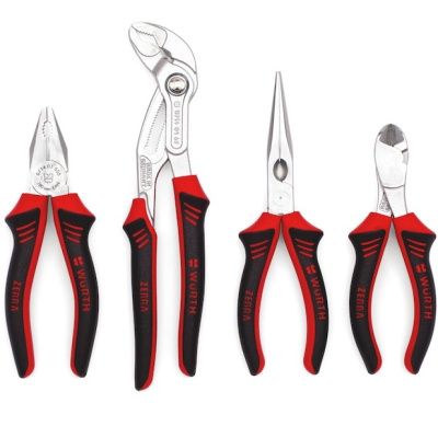 Набор инструмента ZEBRA, 071401552-55-57-63, 4шт. WÜRTH 071401 565