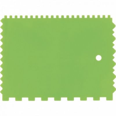 Шпатель для клея зубчатый, пластмассовый, Сибртех