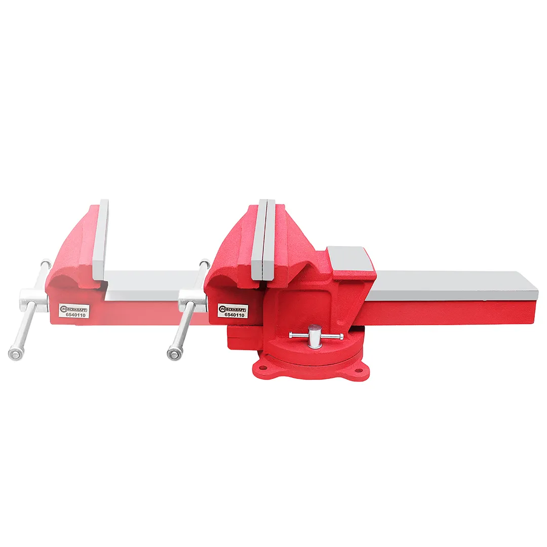 Тиски стальные поворотные с наковальней 250 мм ForceKraft FK-6540110