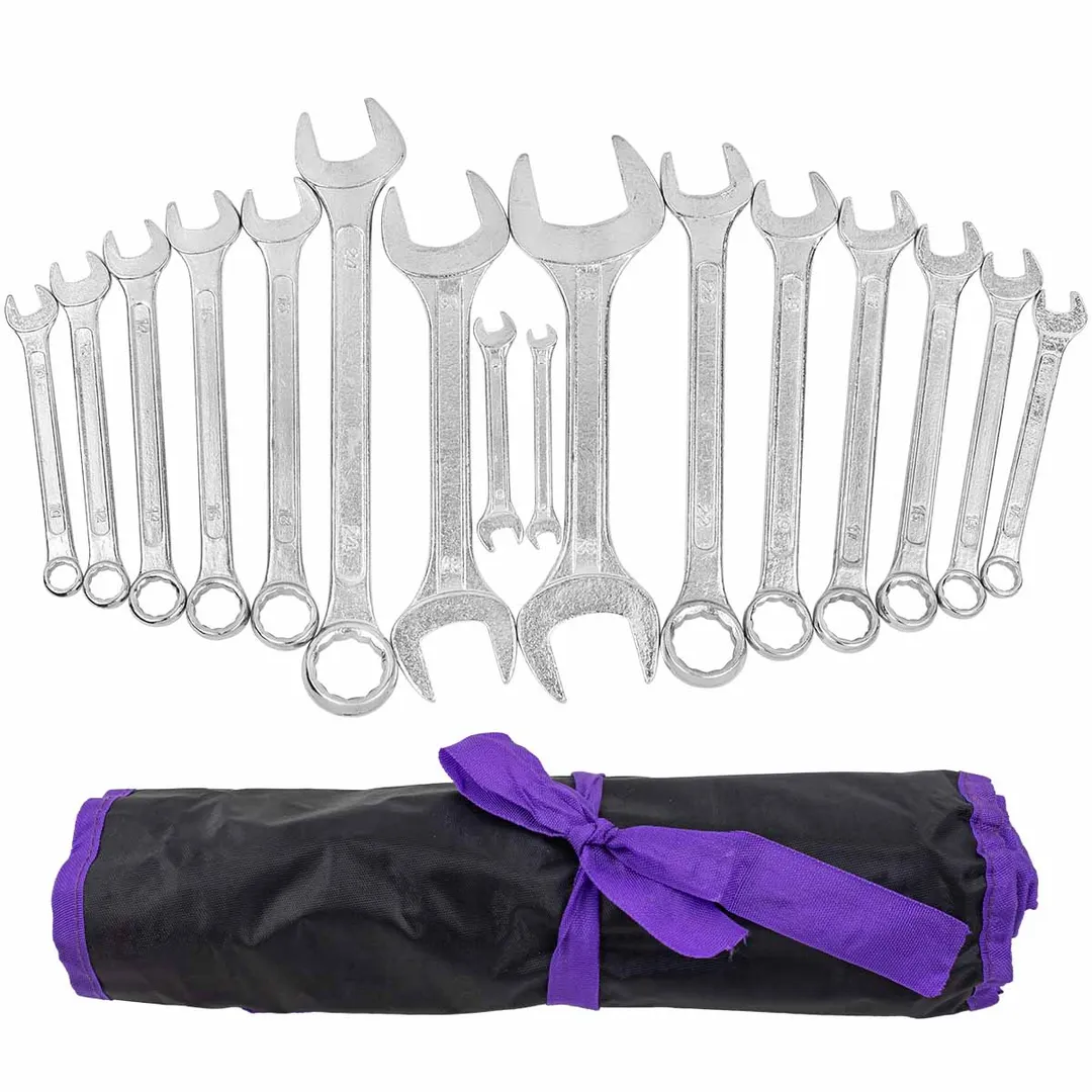 Набор ключей комбинированных и рожковых 16 пр., 6х7-32х36 мм POMAGIER POM-5199