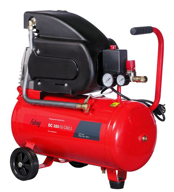 Компрессор масляный коаксиальный 50 л, 320 л/мин DС 320/50 CM2.5 Fubag 614319547