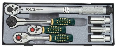 Набор инструментов в ложементе 7 пр. 3/8'' Force T30712