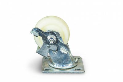 Колесо большегрузное поворотное SCdnb полипропиленовое с тормозом TOR