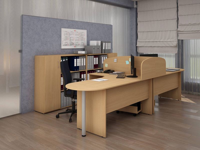 Коллекция Столица подставка под монитор С-660, 450х450х118 мм, дуб сонома