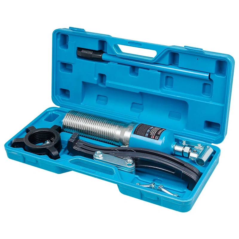 Съемник двух-трехлапый переставной гидравлический 20 т, Øзахвата 100-350 мм, глубина захвата 205 мм, ход штока 70 мм, в кейсе Forsage F-6590620H