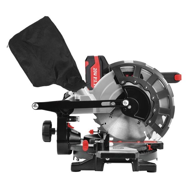 Пила торцовочная аккум. бесщёточная PMS20H-210B SOLO (20В, Ø210мм, 4200об/мин,накл 45°,лазер) PIT PMS20H-210B