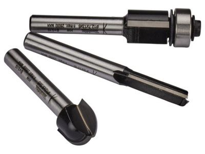 Набор фрез 3 шт., хвостовик 6 мм D-70459