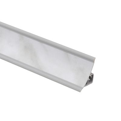 Плинтус ПВХ к столешнику LР мрамор каррара (89) (1шт=3м.п.) EL-MECH-PLAST 60383