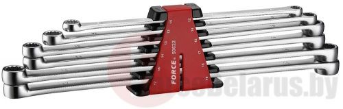 Набор экстрадлинных накидных ключей 10-19 мм 6 пр. Force 50622