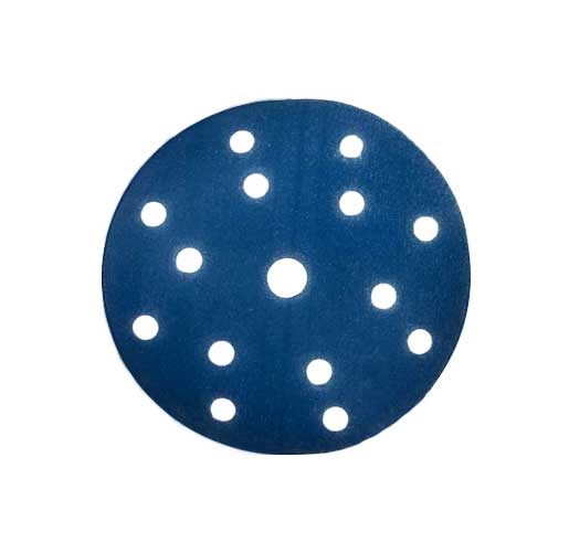 Круг шлифовальный Ø150 мм 15 отверстий P220 (цирконий на пленке) Horex GTA210F220