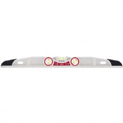 Уровень алюминиевый литой, фрезерованный, 3 глазка, две ударные площадки Matrix