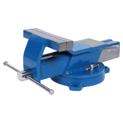 Тиски стальные поворотные с наковальней Forsage F-6540806W