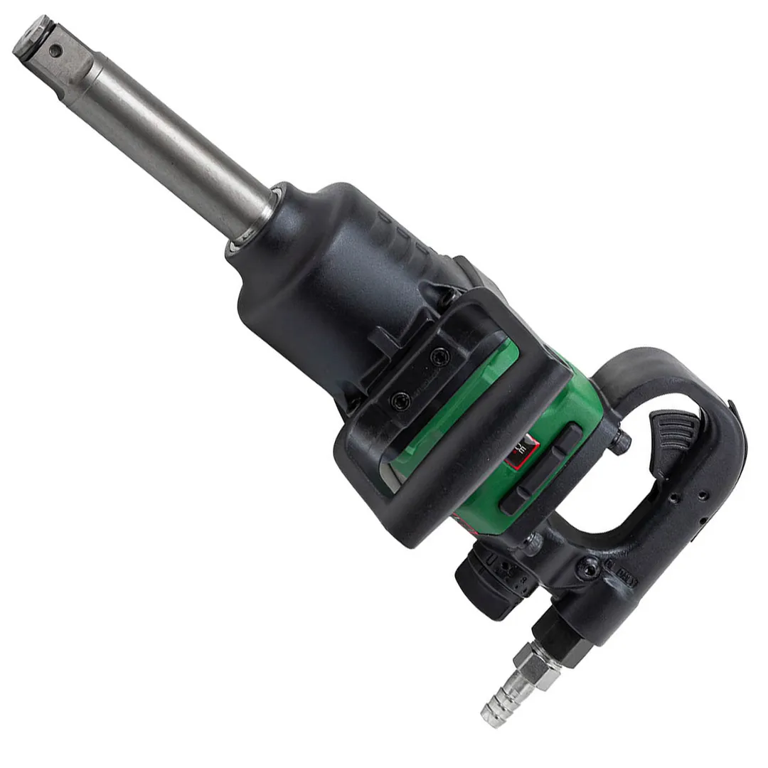 Пневмогайковерт ударный с длинным валом, реверсом и регулировкой усилия 1'' 2000Hм RockForce RF-RP7465