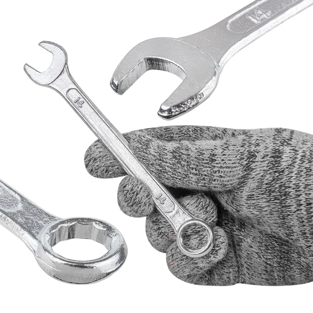 Набор ключей комбинированных 6-15, 17, 19 мм 12 пр WMC TOOLS WMC-5124MP DV