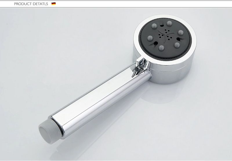 Душевая лейка 5 режимов, "ручной душ", пластик, хром Ledeme M99