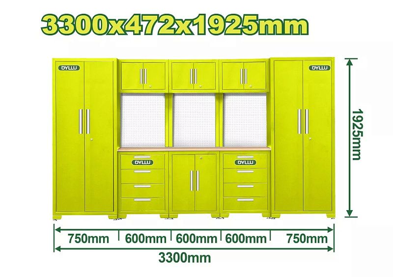 Модульная система сверхпрочных инструментальных шкафов DYLLU DTCS3A08