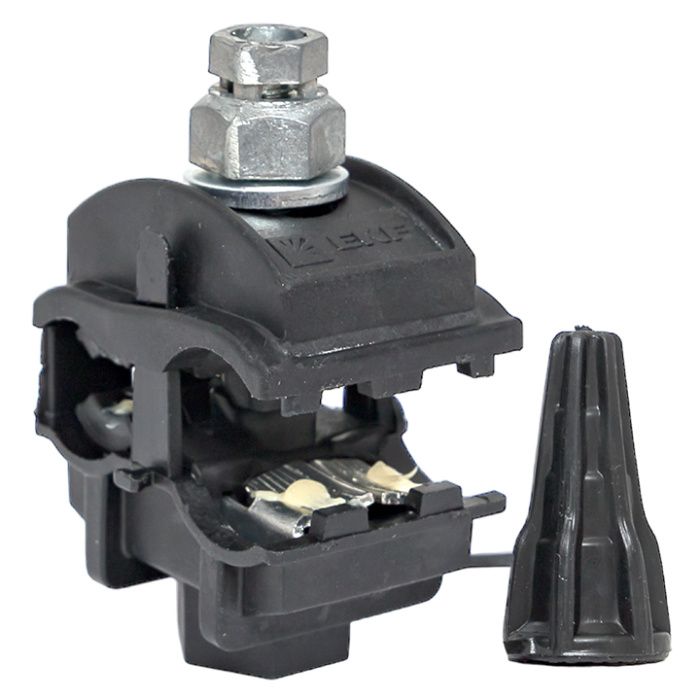 Зажим прокалывающий ответвительный N640 16-120 мм2 / 6-35 мм2 (голый провод / СИП) инд, упак, EKF n-640-r