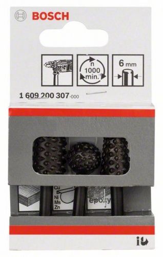 Набор борфрез (3 шт) BOSCH (1609200307)