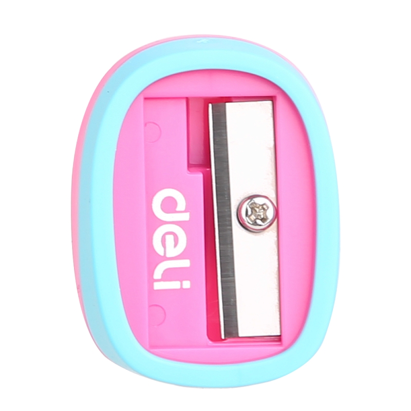 Точилка Deli "Smooth Sharpener", 1 отверстие, ассорти