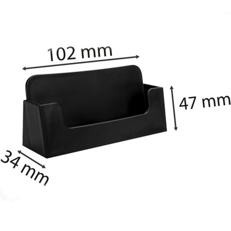 Подставка для визиток "Exacompta", 34x102x47 мм, черный