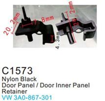 Клипса для крепления внутренней обшивки а/м Фольксваген пластиковая, 100 шт Forsage C1573(VW)