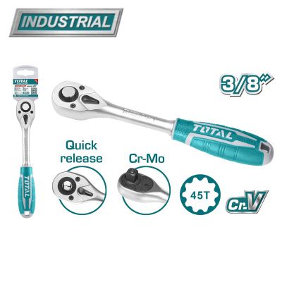 Трещотка 3/8" TOTAL THT106386
