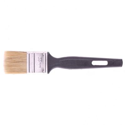 Кисть флейцевая "Стандарт", 35 х 6 мм, натуральная щетина, пластиковая ручка Сибртех 82503